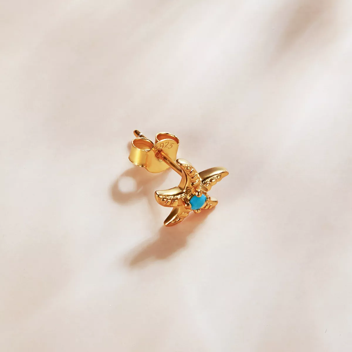 Brincos Petit Misteriosa estrela-do-mar espanhola estilo Pandora - SCE1152