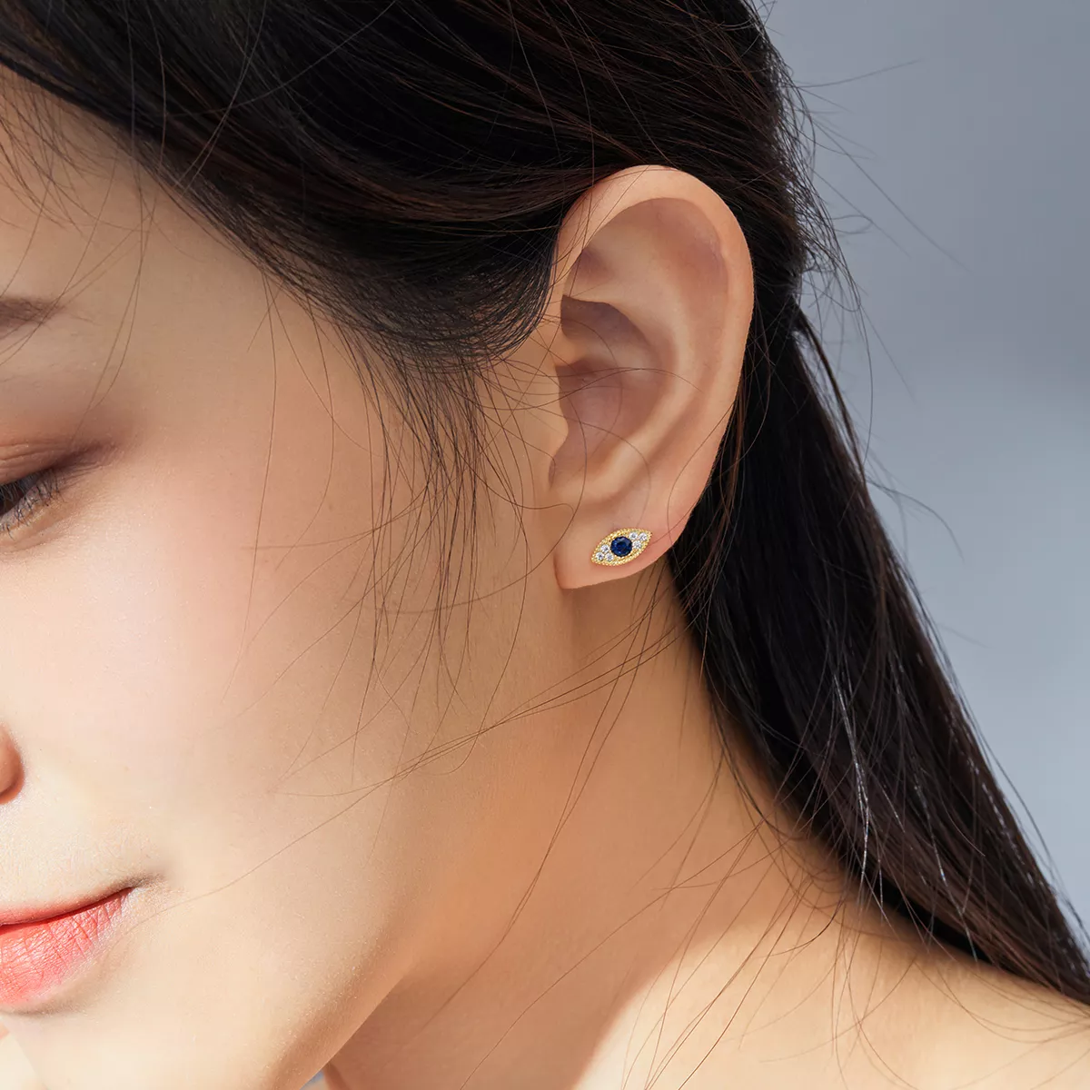 Brincos Petit Olho de Sorte estilo Pandora - SCE805