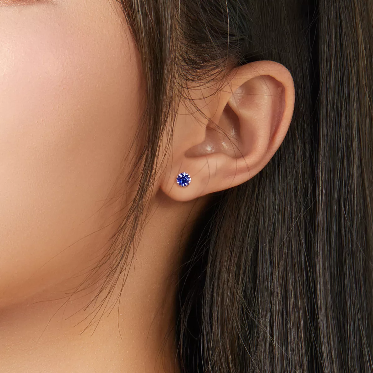 Brincos Petit Pedra do Nascimento setembro estilo Pandora - SCE862-9