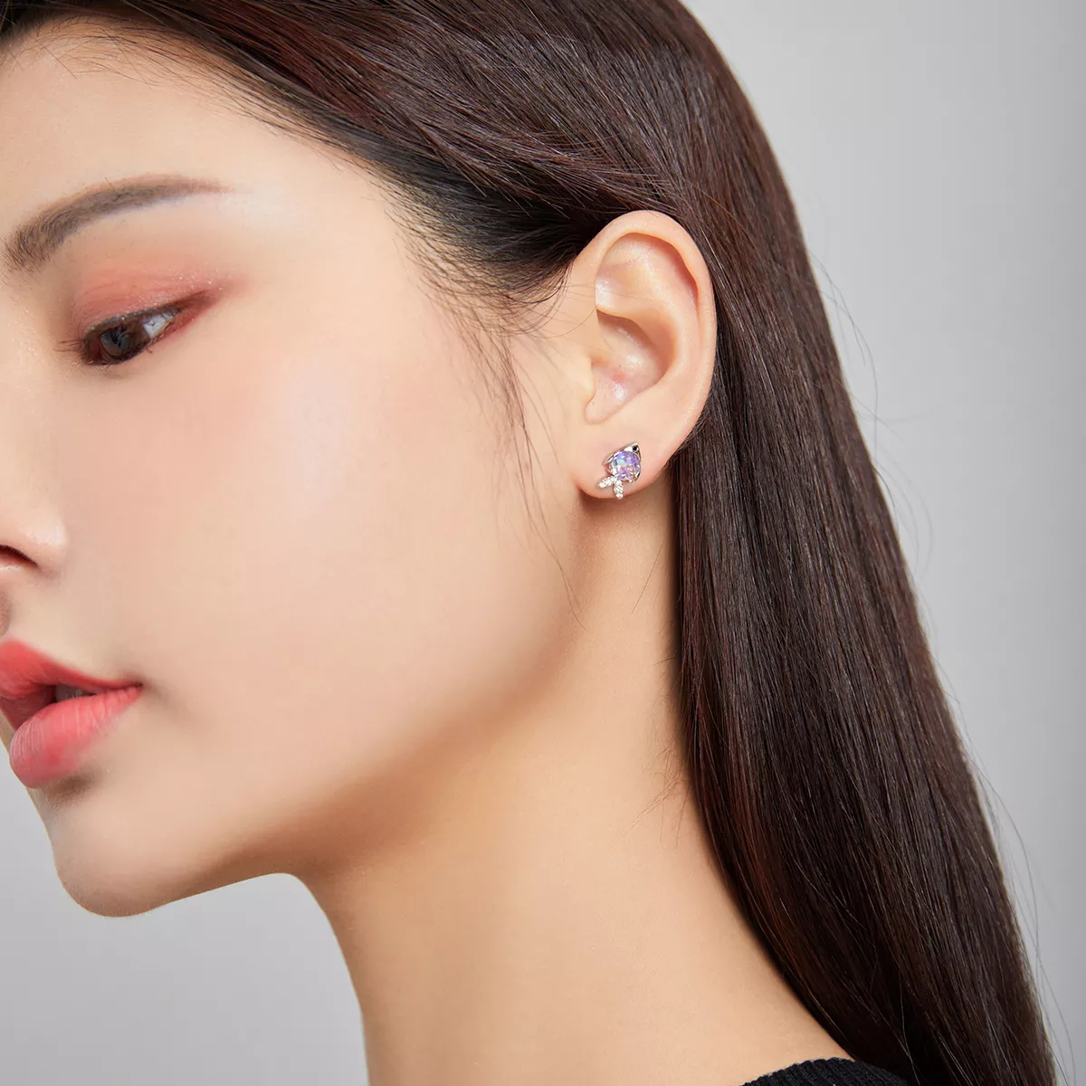 Brincos Petit Peixinho feliz estilo Pandora - SCE1028