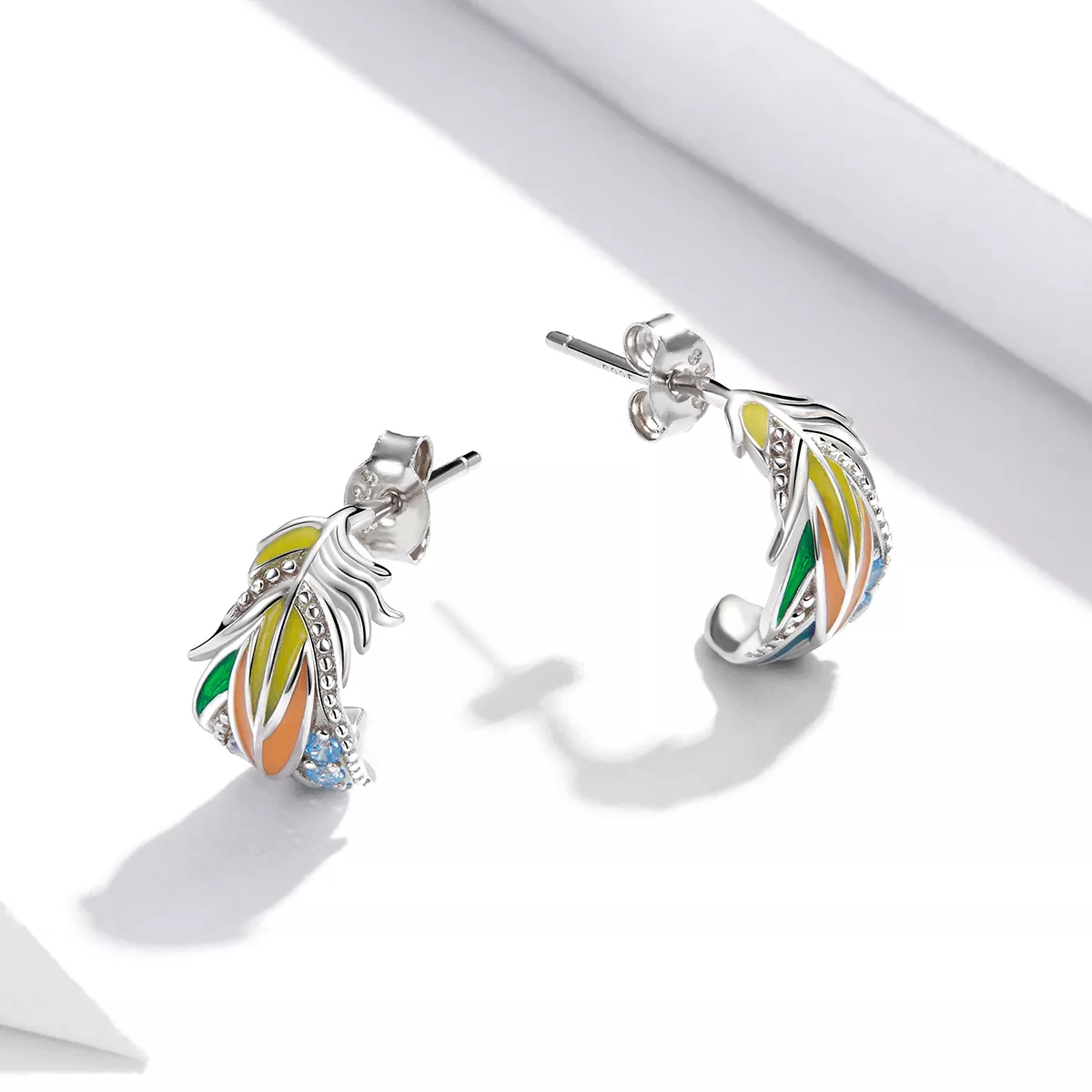 Brincos Petit Penas de Estilo estilo Pandora - SCE1128