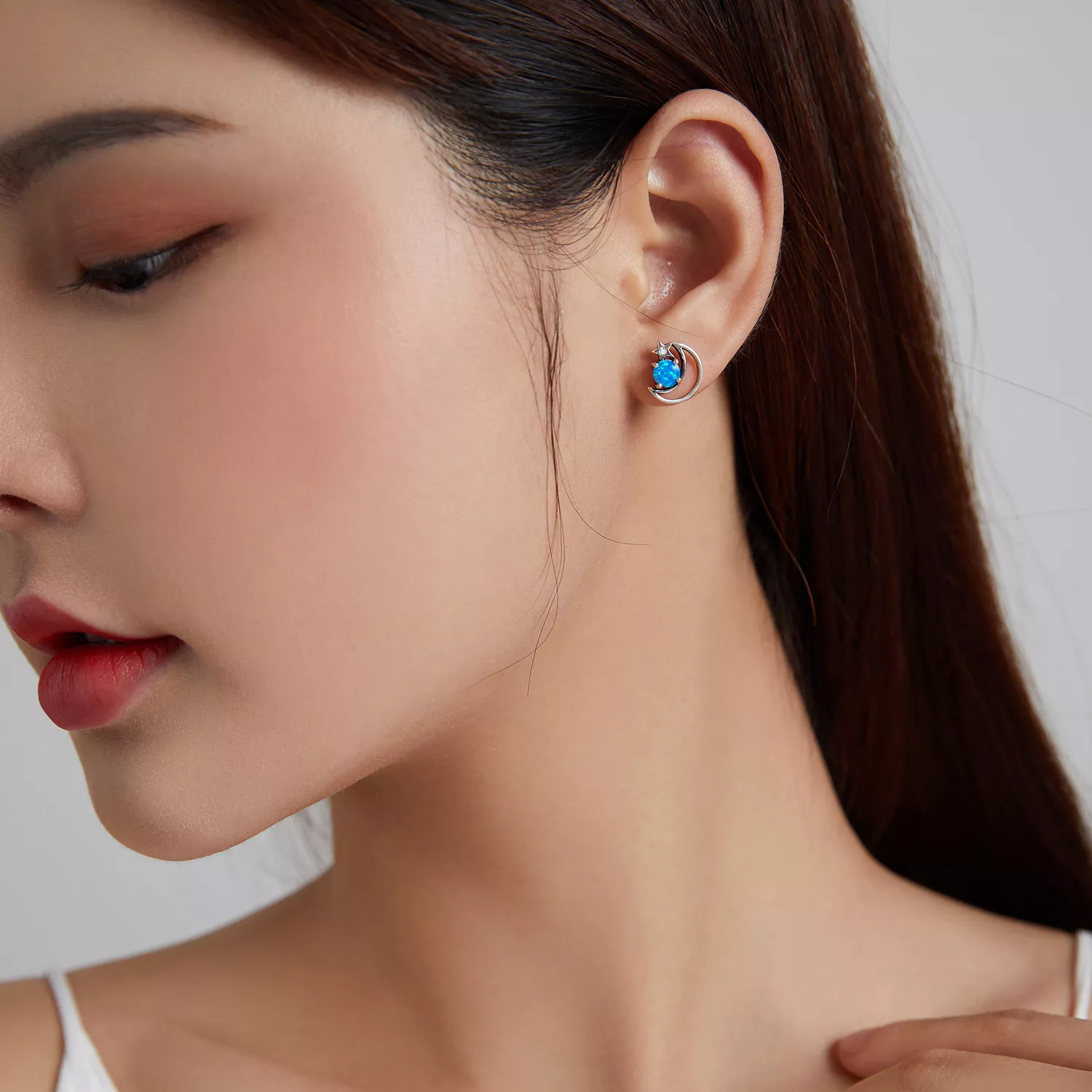 Brincos Petit Planeta misterioso estilo Pandora - SCE1133