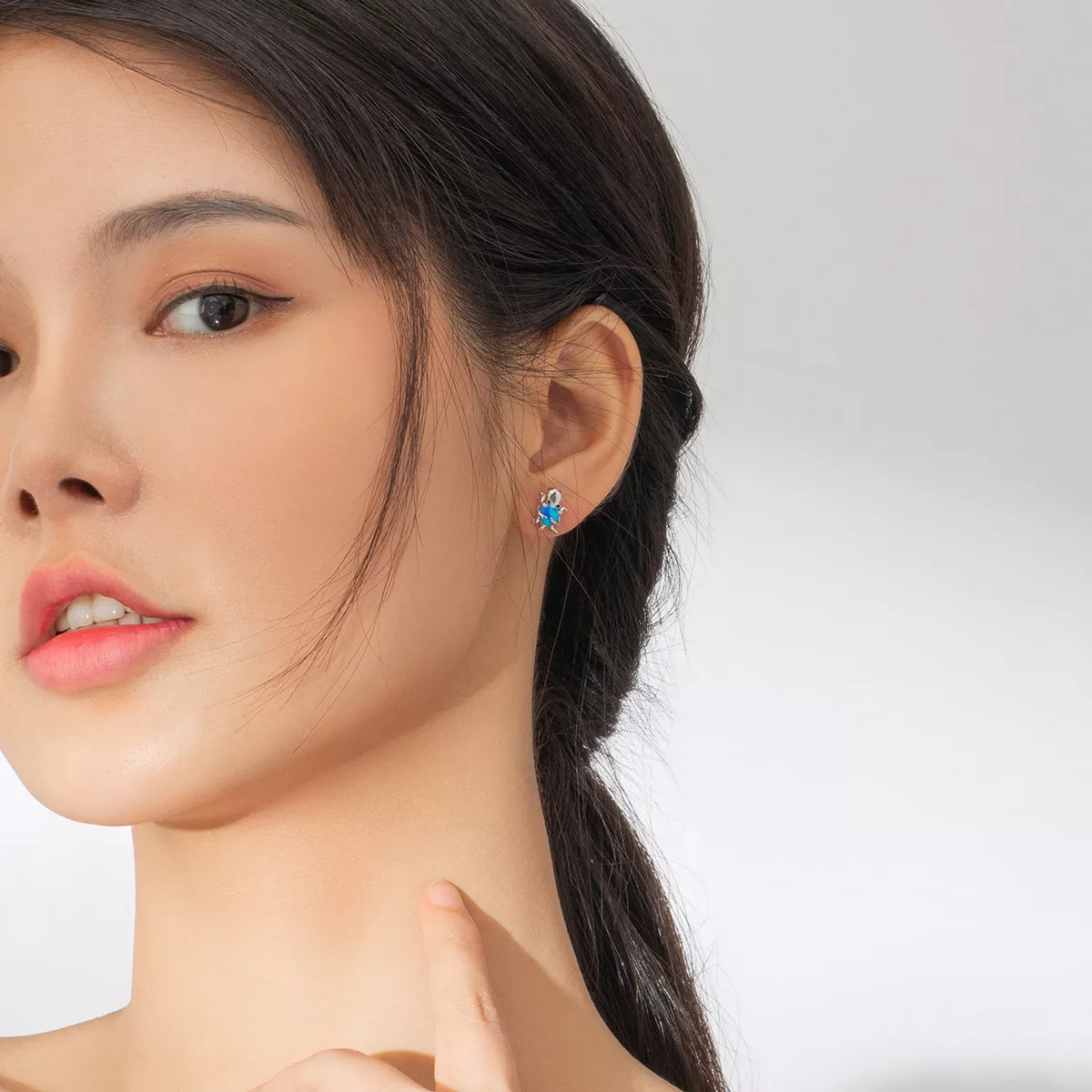 Brincos Petit Polvo adorável estilo Pandora - SCE881