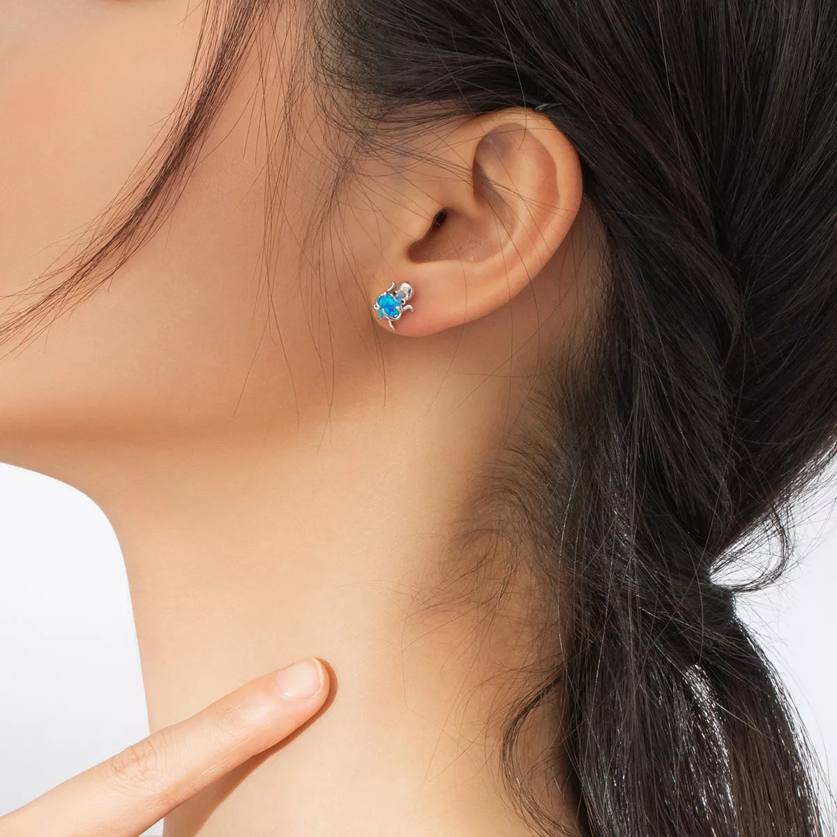 Brincos Petit Polvo adorável estilo Pandora - SCE881