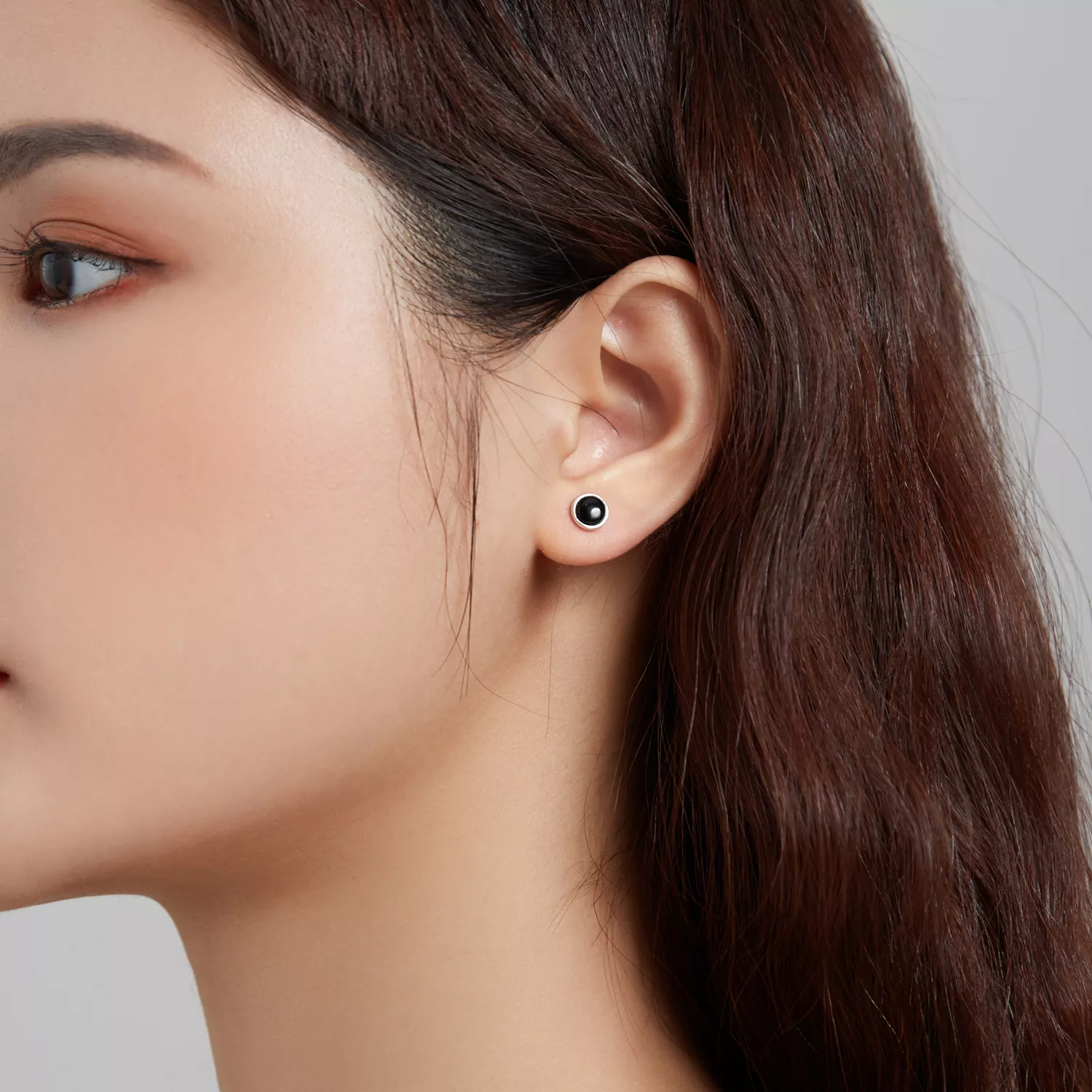 Brincos Petit Rotundidade estilo Pandora - SCE1112