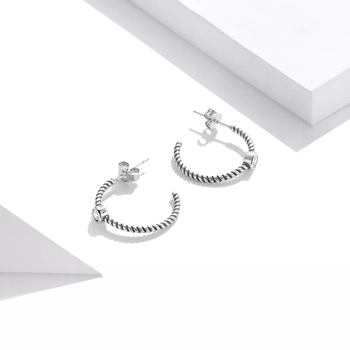 Brincos Petit Simples estilo Pandora - SCE1122