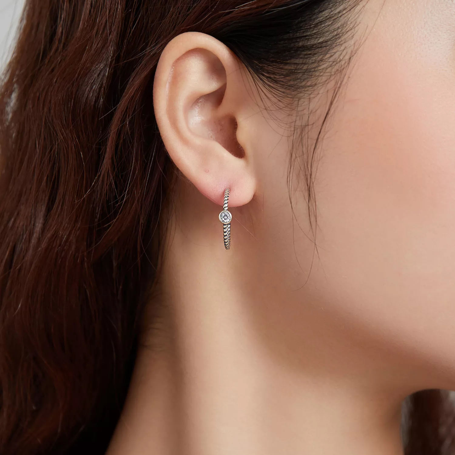 Brincos Petit Simples estilo Pandora - SCE1122