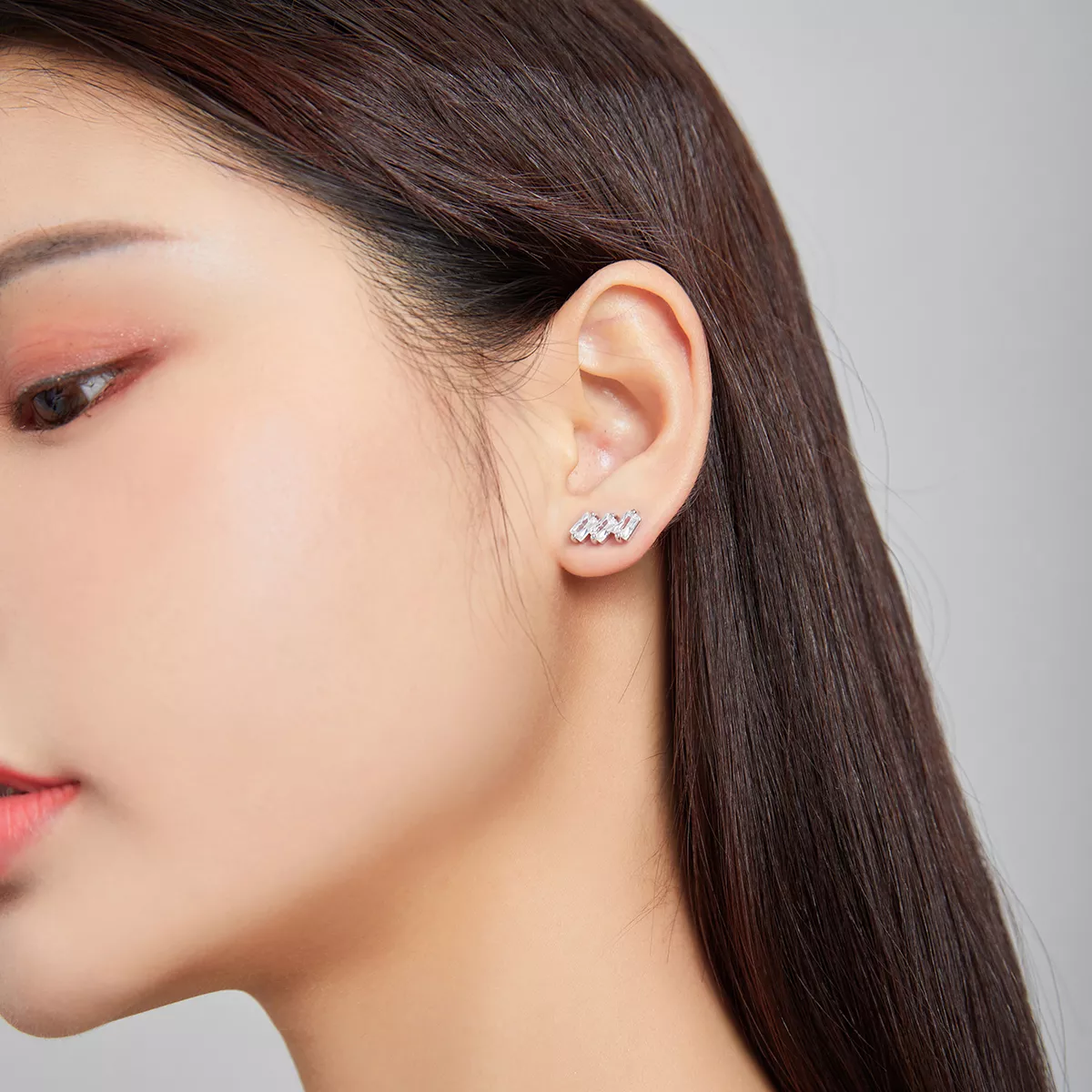 Brincos Petit Sólido estilo Pandora - SCE1051-A