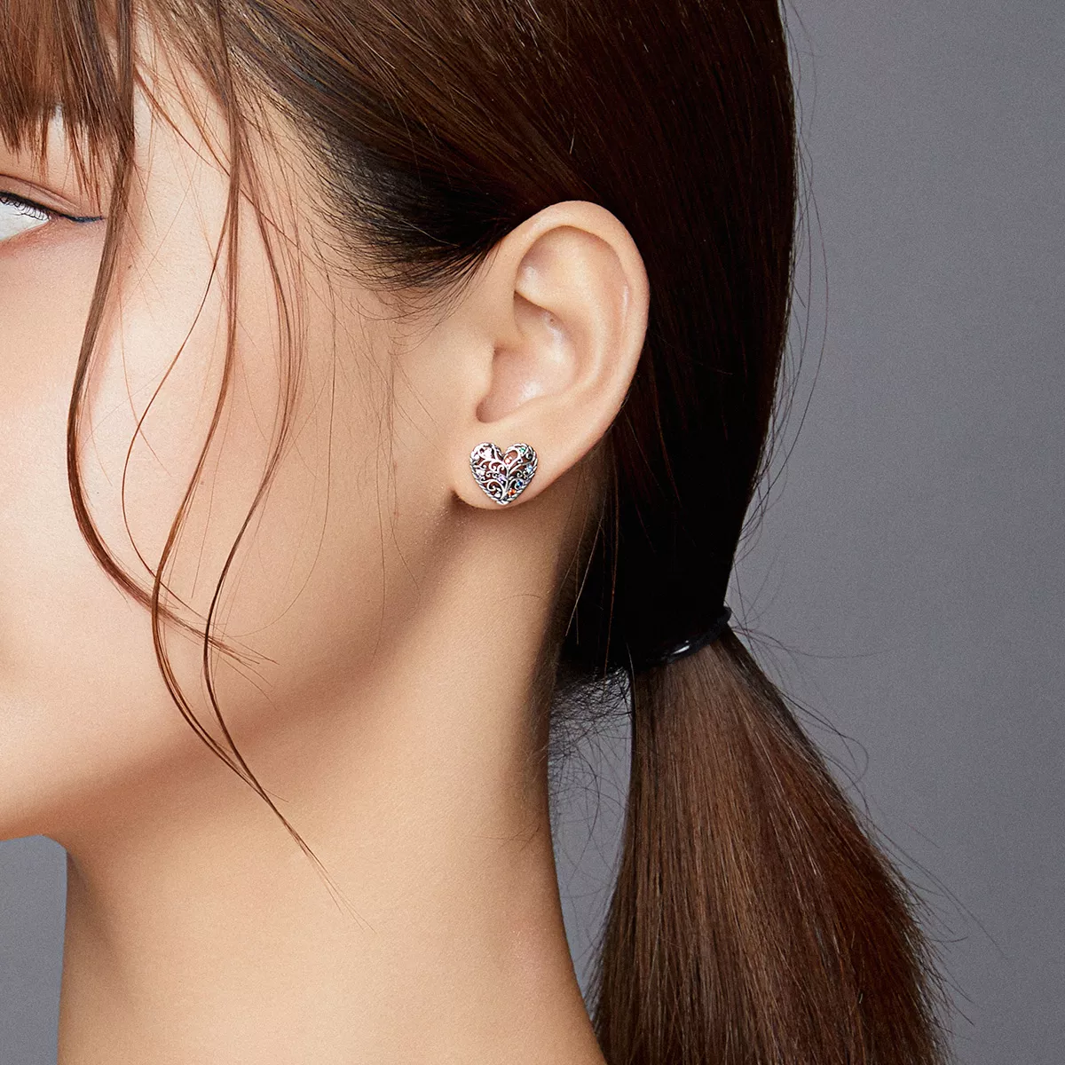 Brincos Petit Árvore da Vida estilo Pandora - SCE933