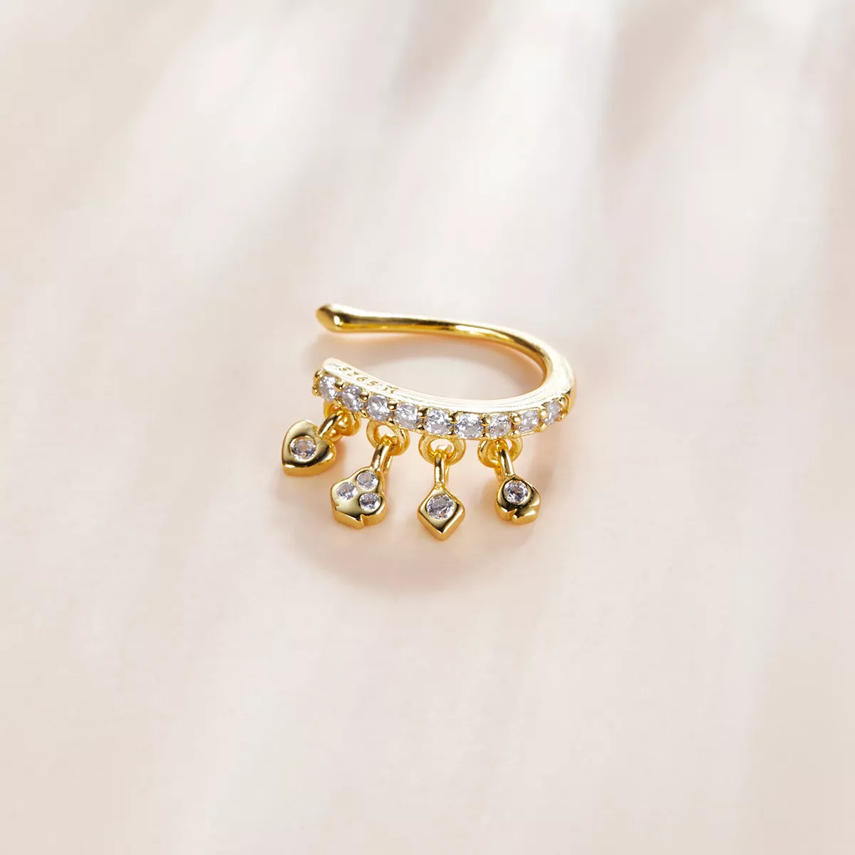 Clipe de orelha A minha rapariga estilo Pandora - SCE1075