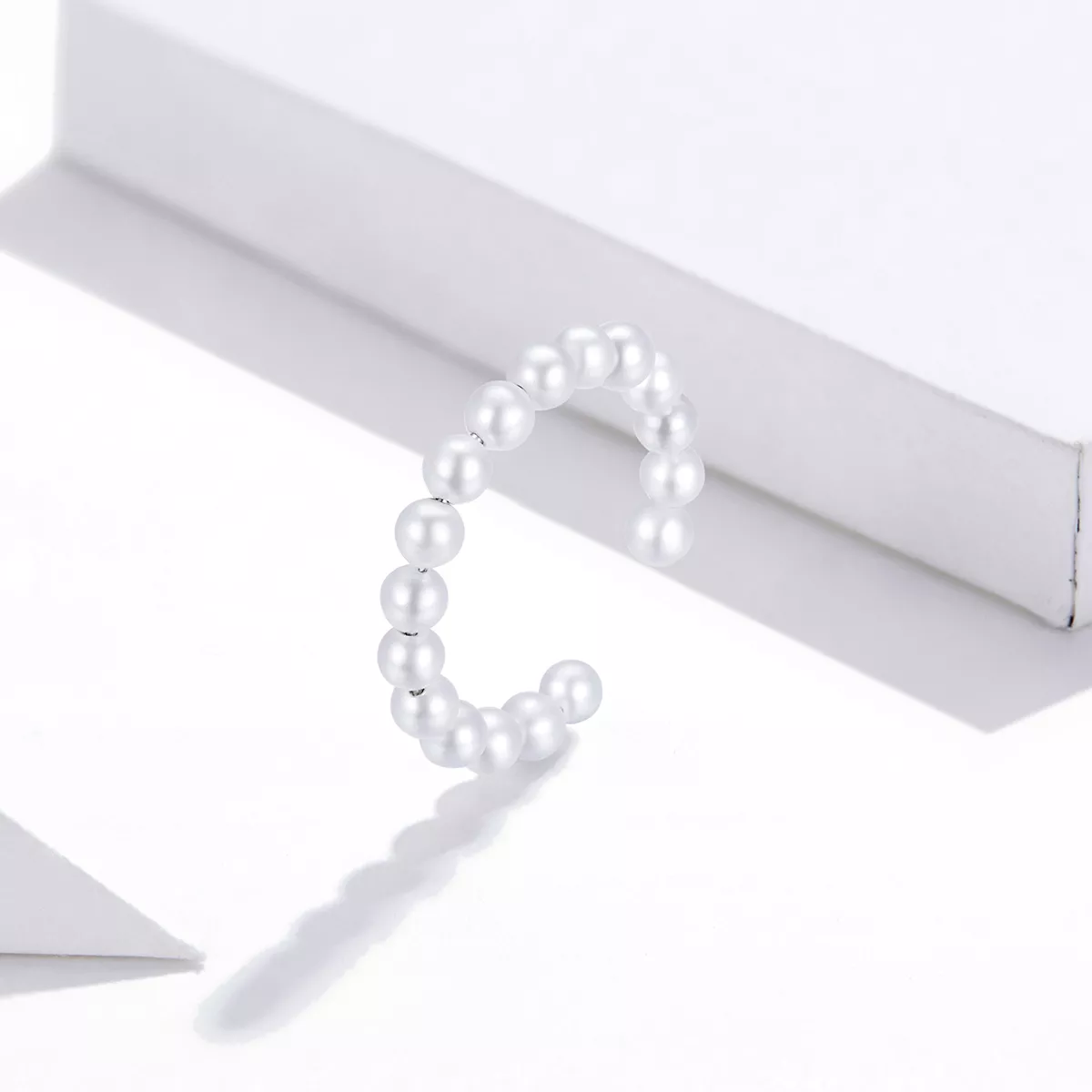 Clipe de orelha Contas de pérolas estilo Pandora - SCE1010