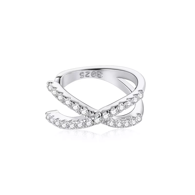 Clipe de orelha cruz estilo Pandora - SCE997-A