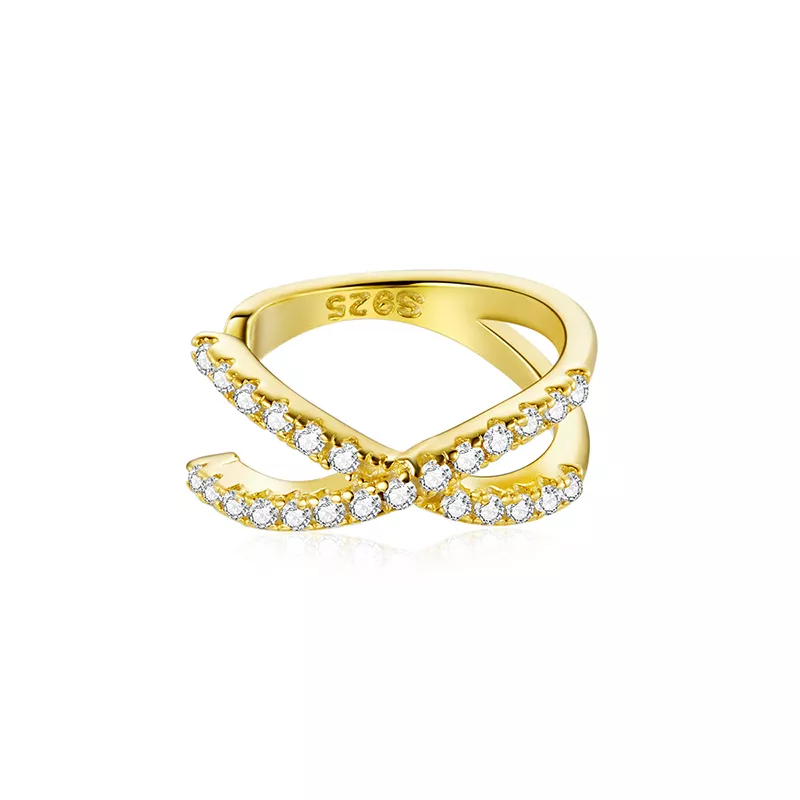 Clipe de orelha cruz estilo Pandora - SCE997-B