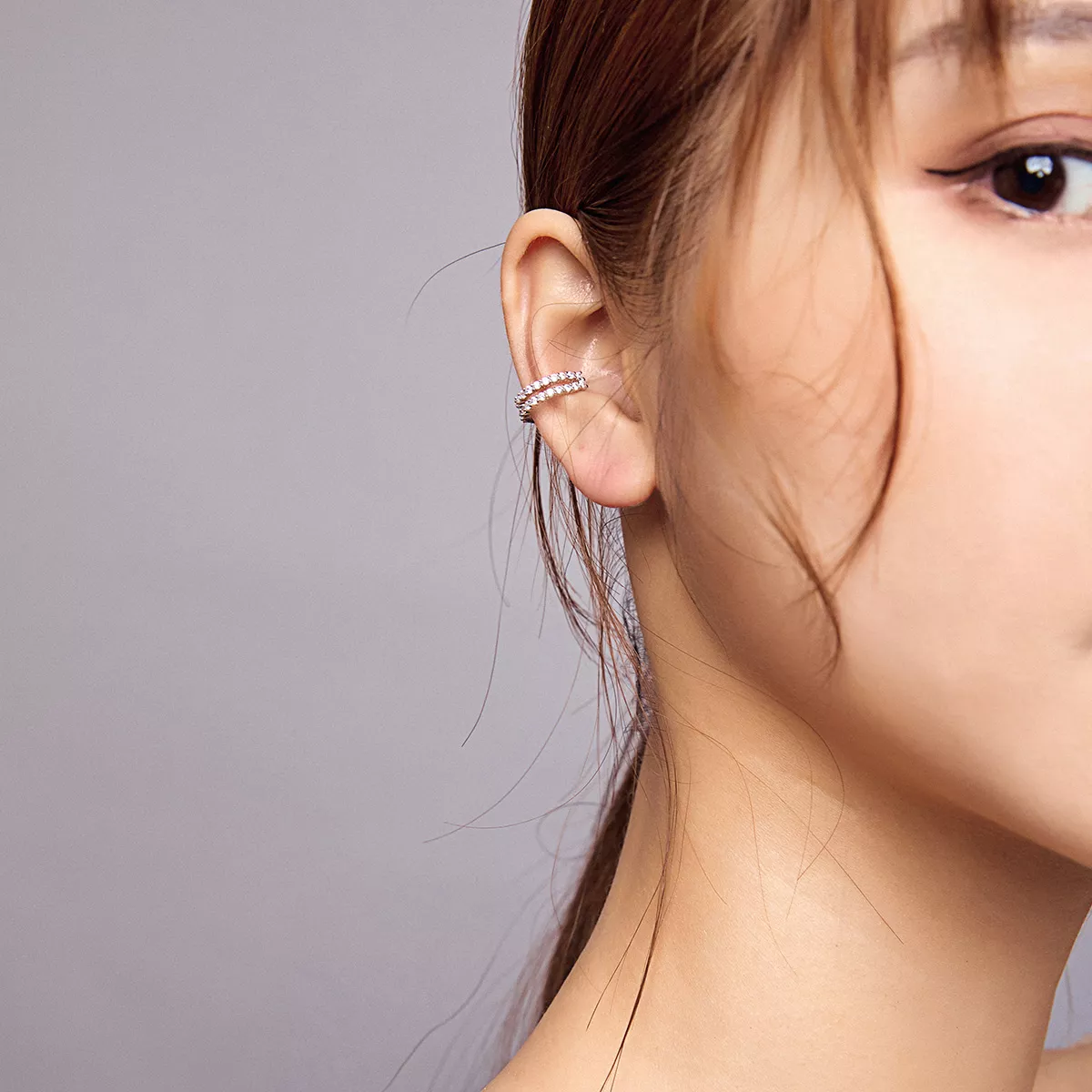 Clipe de orelha Deslumbrante estilo Pandora - SCE904