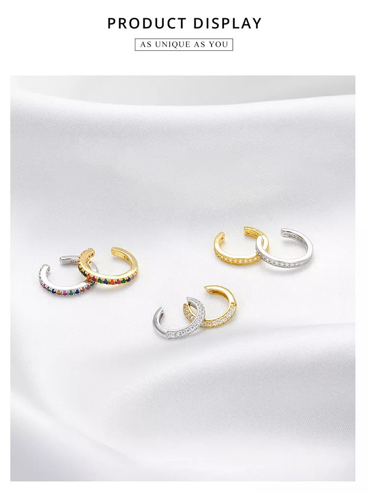 Clipe de orelha Simples estilo Pandora - SCE996-B