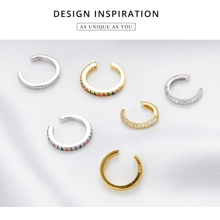 (imagem para) Clipe de orelha Simples estilo Pandora - SCE996-B - Visualizar 3