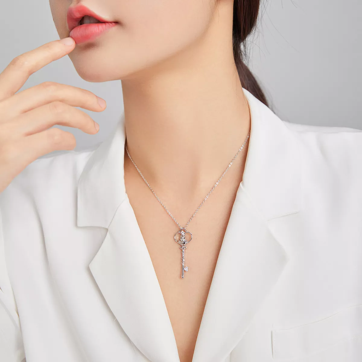 Colar A chave do castelo estilo Pandora - SCN441