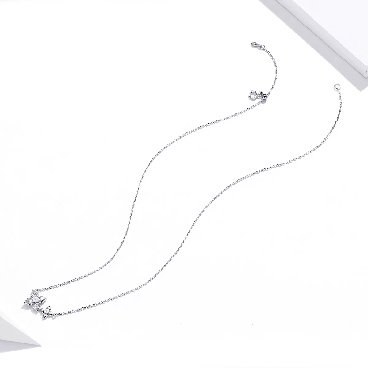 Colar Bola de hortênsia estilo Pandora - SCN438