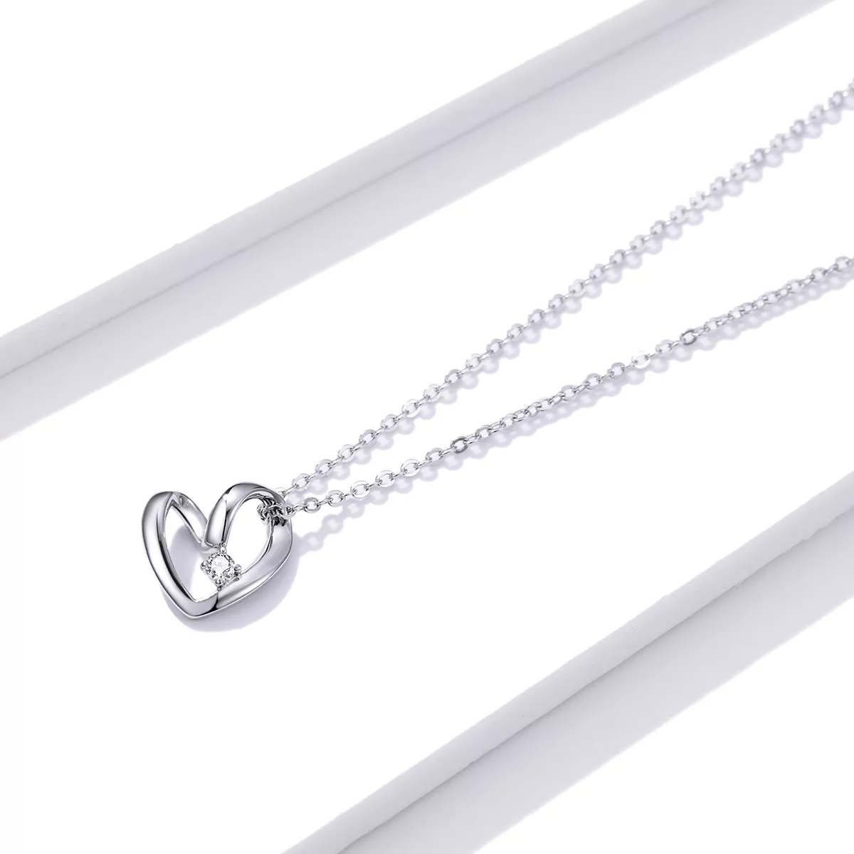 Colar Coração de Ação de Graças estilo Pandora - SCN450