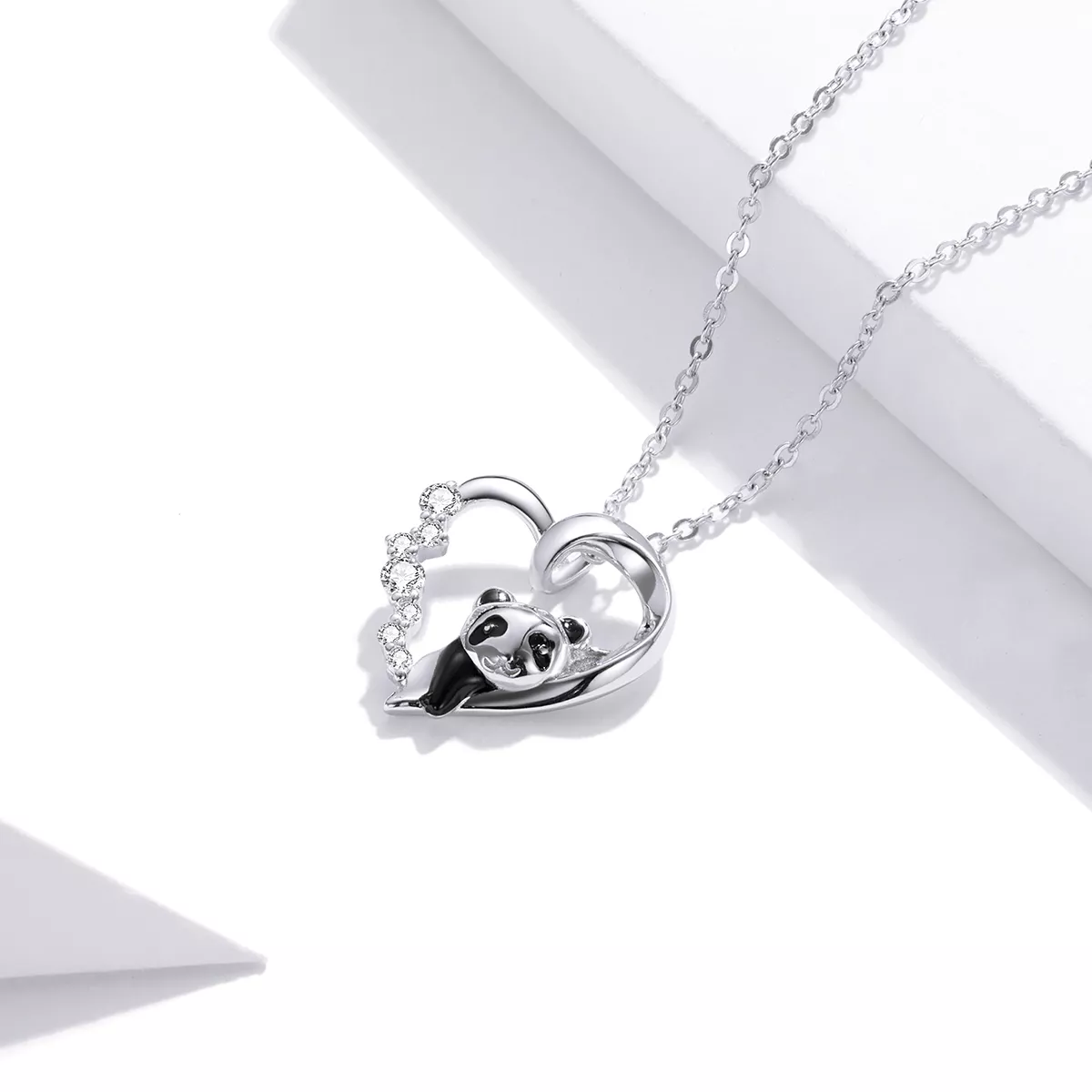 Colar Cute Little Panda estilo Pandora - SCN453
