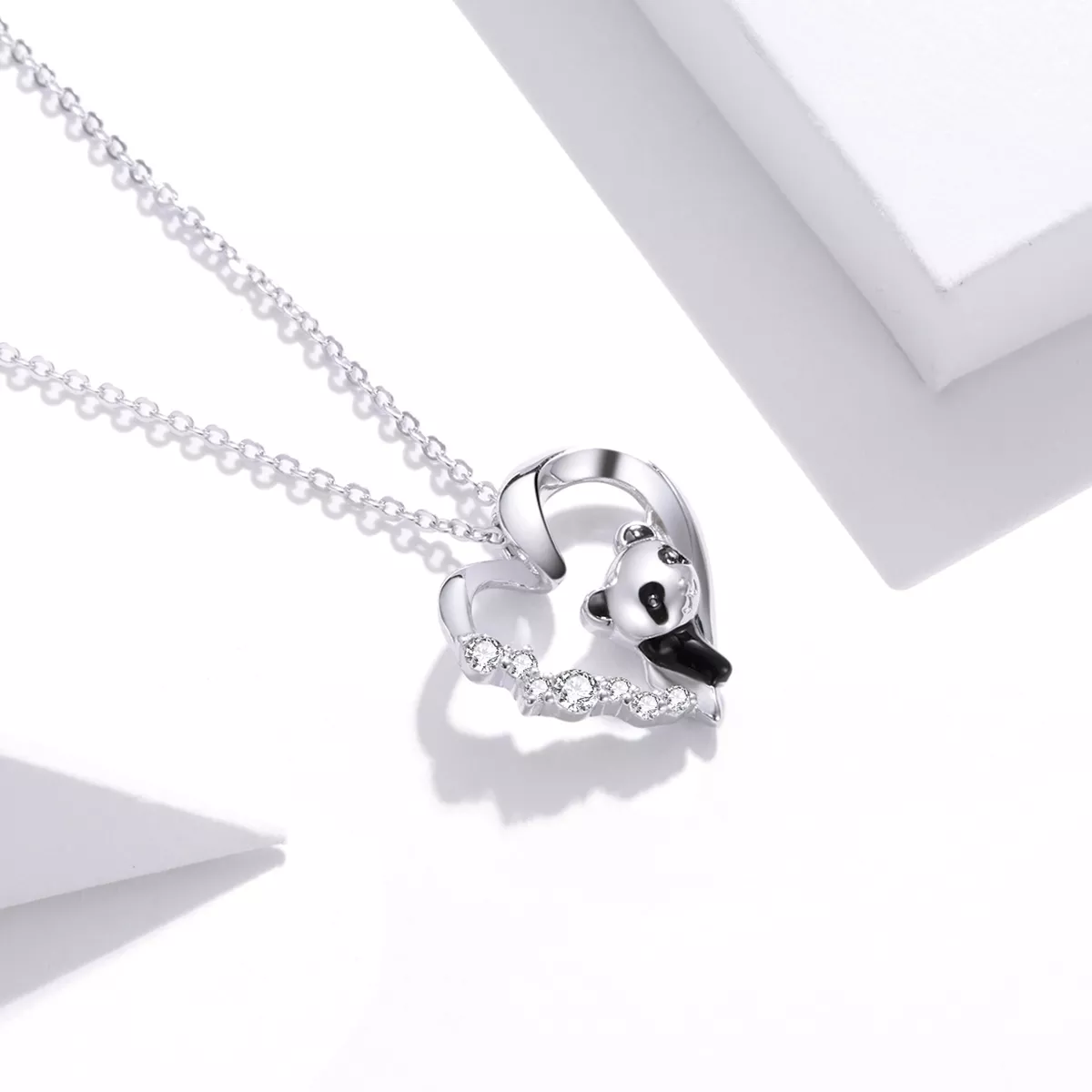 Colar Cute Little Panda estilo Pandora - SCN453