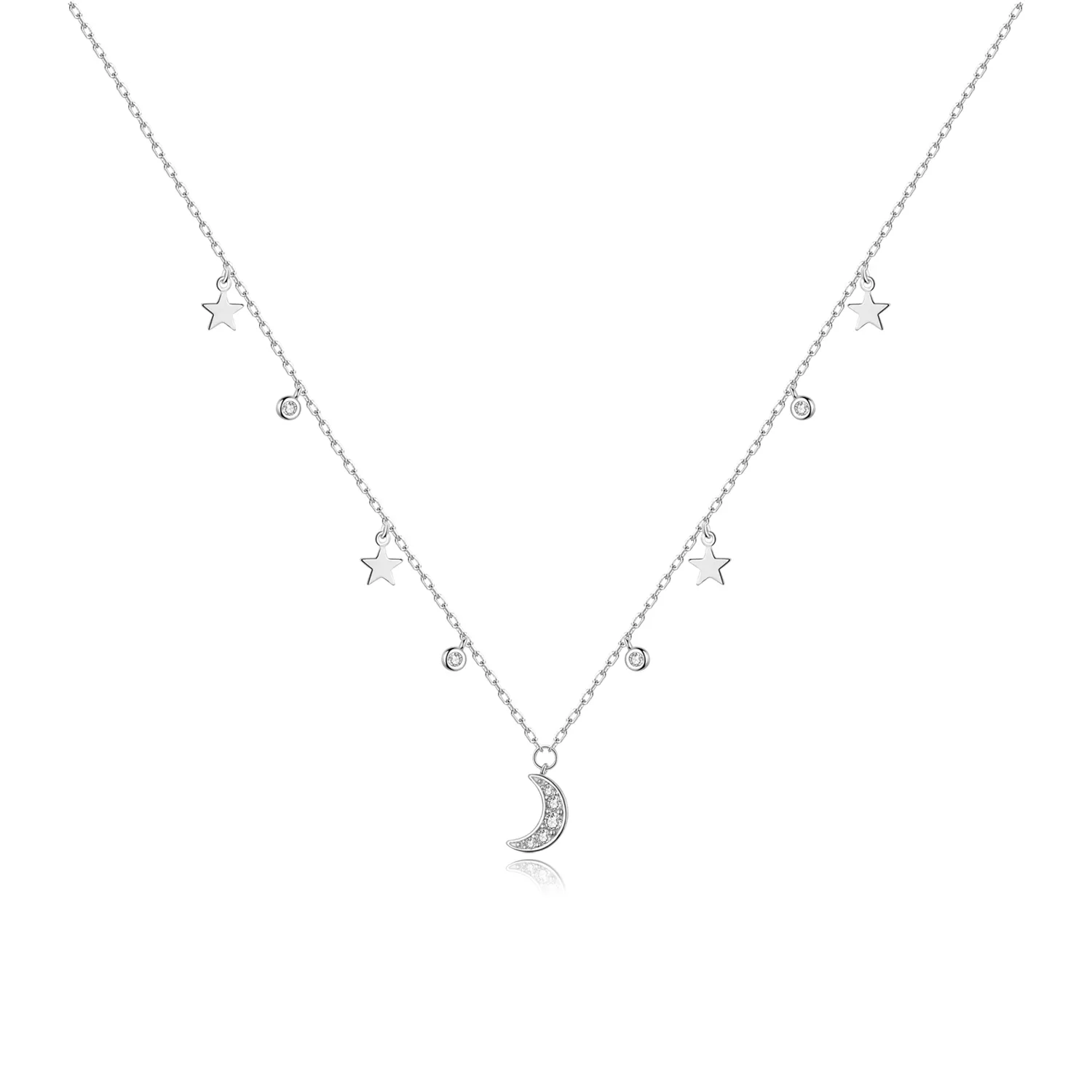 Colar Dream Star Moon life Pandora - SCN420