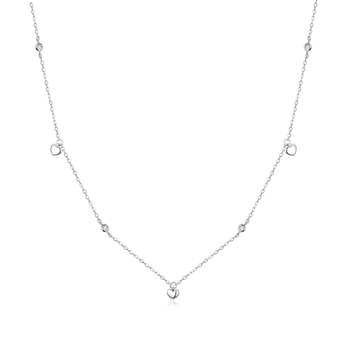 Colar Formato de coração estilo Pandora - SCN417