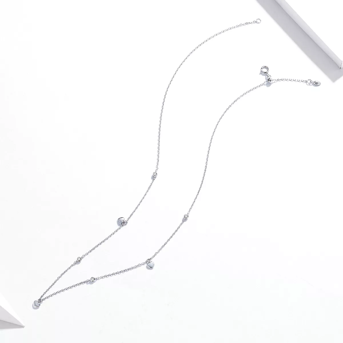 Colar Formato de coração estilo Pandora - SCN417