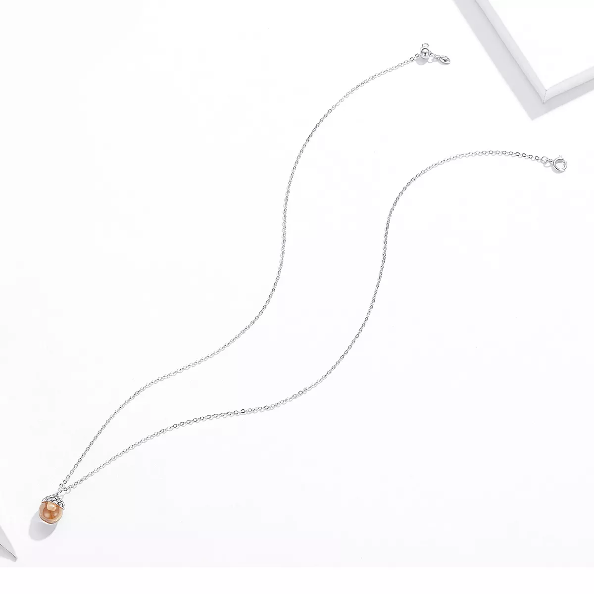 Colar Fruto Brilhante do Carvalho estilo Pandora - SCN414