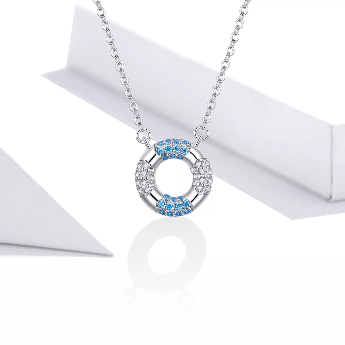 Colar Happy Swimming Ring estilo Pandora - SCN447