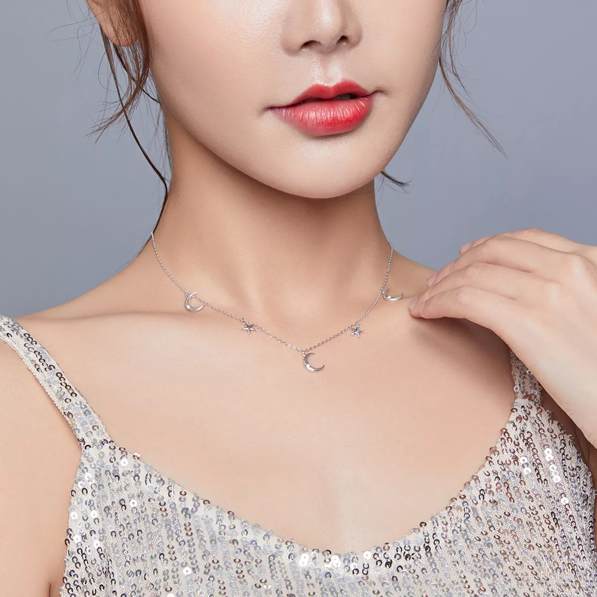 Colar Lua e estrela life Pandora - SCN411