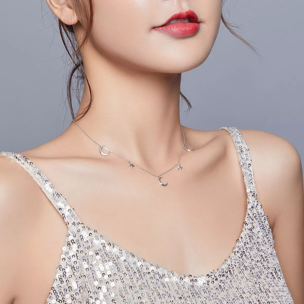 Colar Lua e estrela life Pandora - SCN411