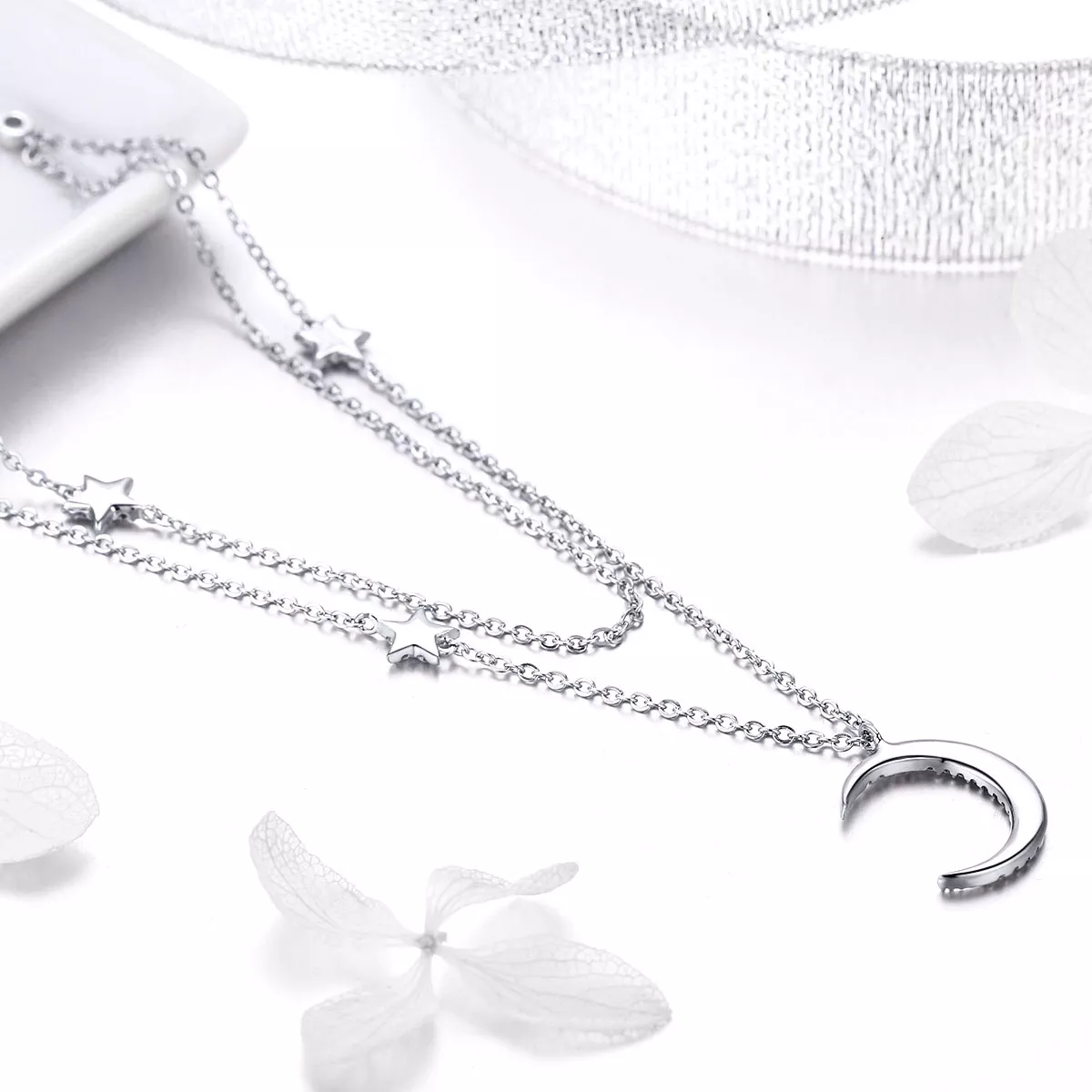 Colar Lua e estrelas life Pandora - BSN038