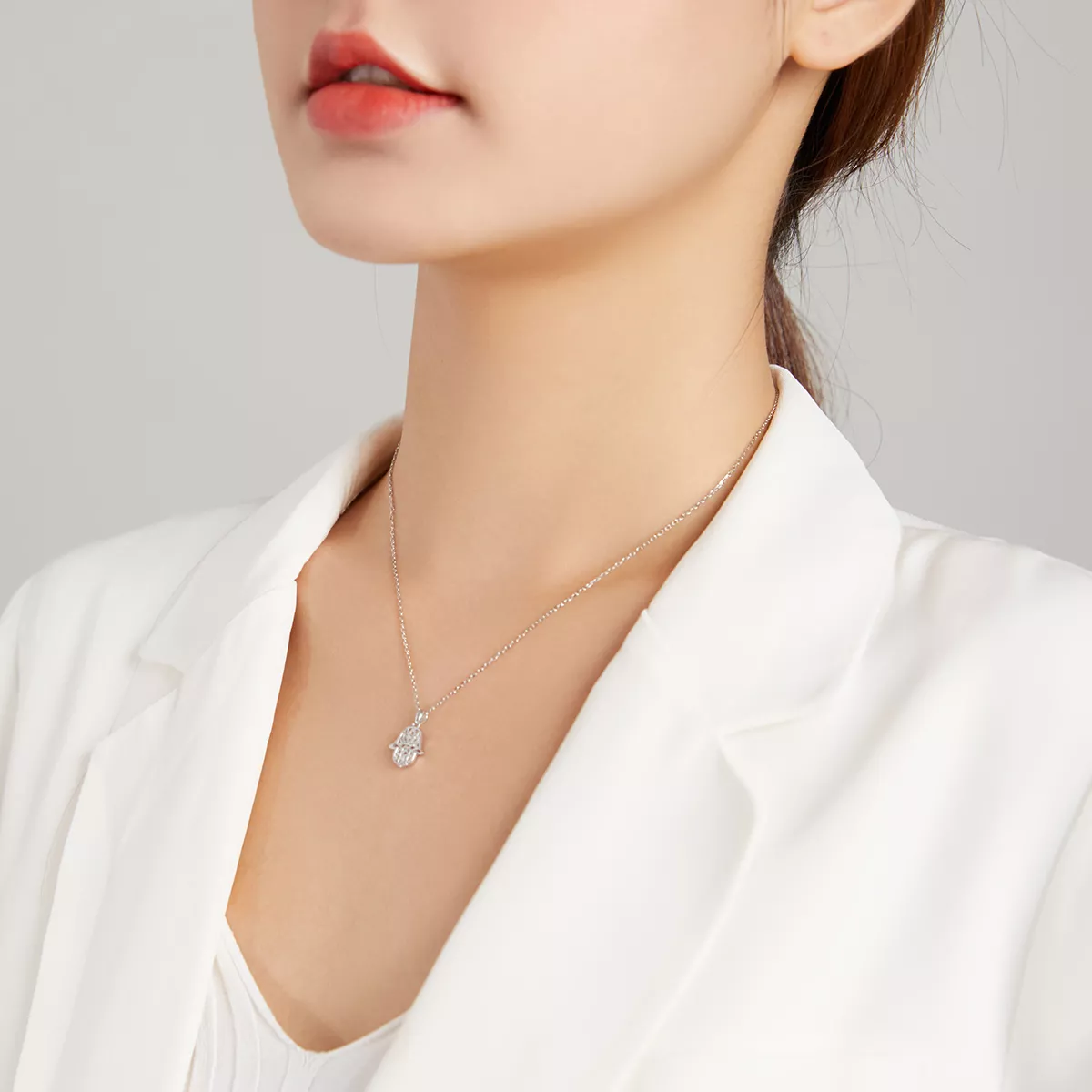 Colar Mão da Sorte life Pandora - SCN434