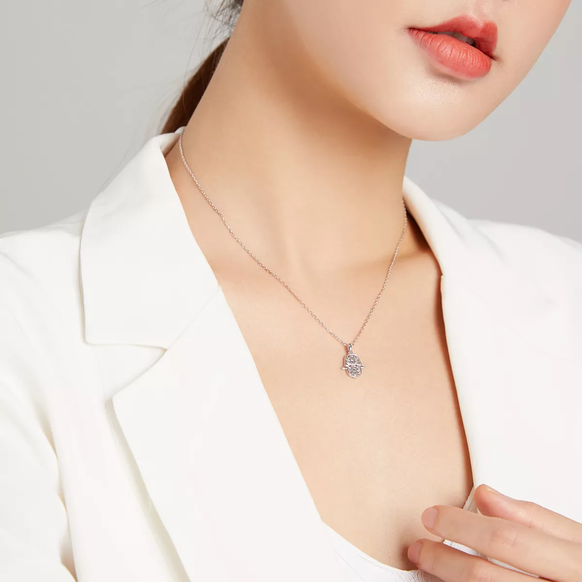 Colar Mão da Sorte life Pandora - SCN434