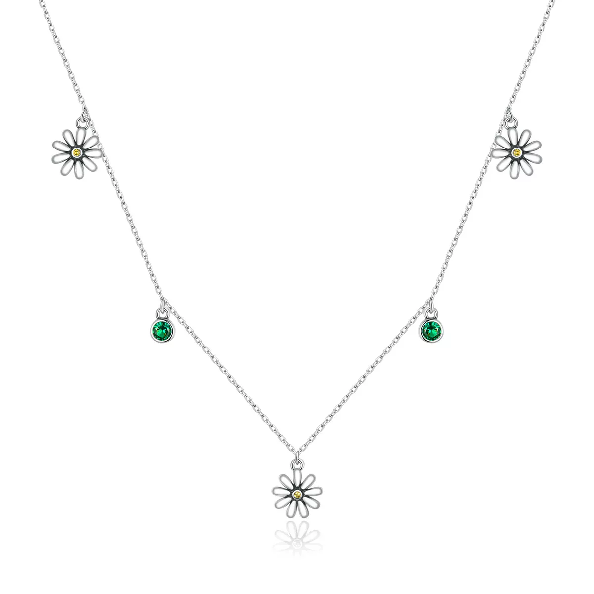 Colar Pequena margarida estilo Pandora - SCN415