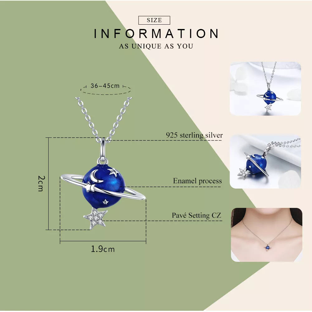 Colar Planeta secreto life Pandora - BSN007