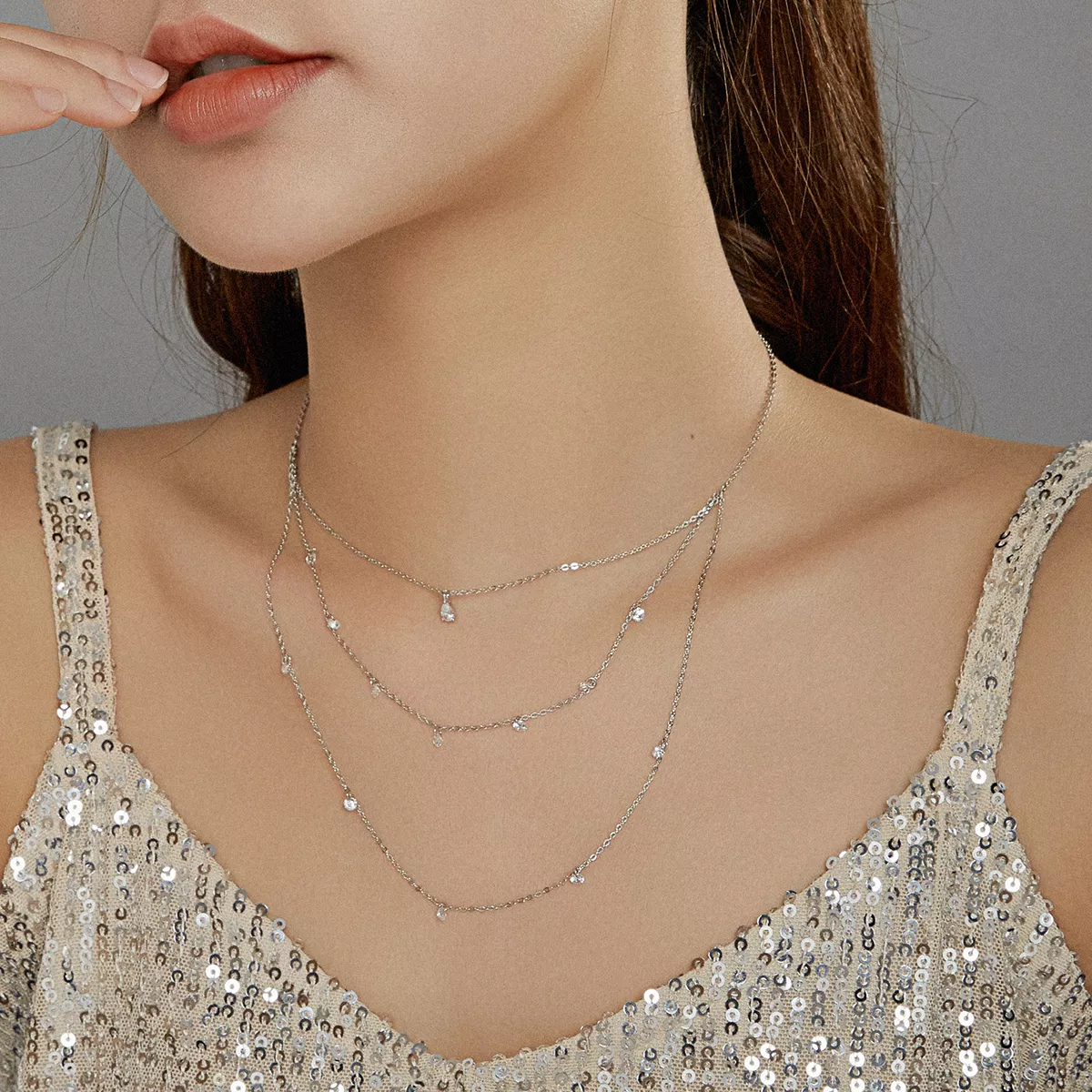 Colar Três Camadas life Pandora - SCN429