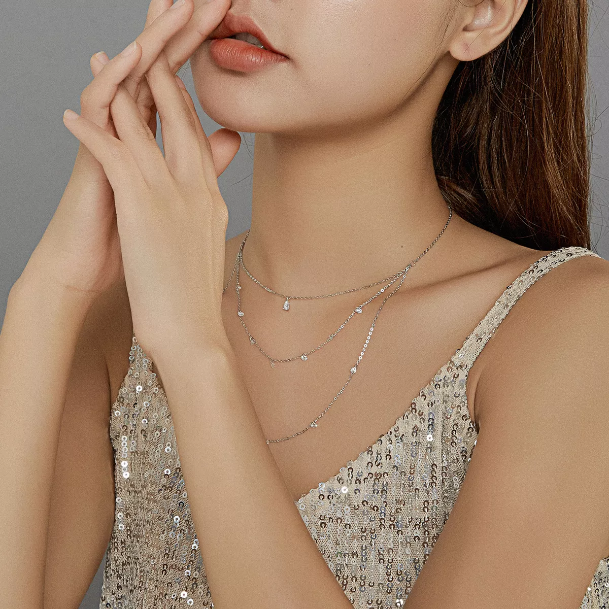 Colar Três Camadas life Pandora - SCN429