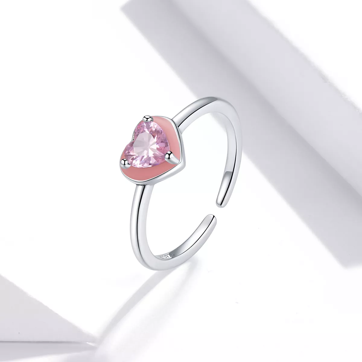 Anel Coração aberto, amor claro estilo Pandora - SCR717