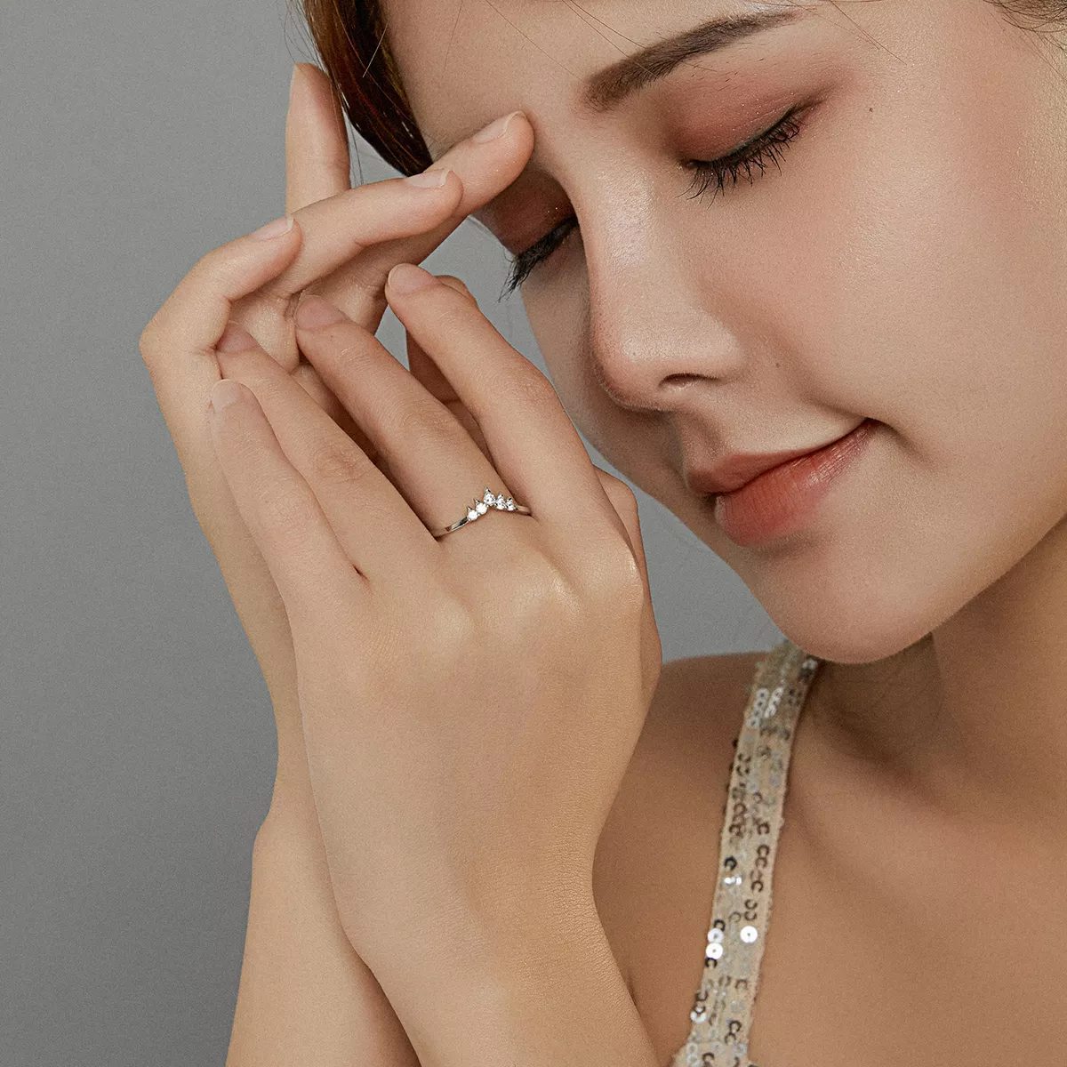 Anel Coroa de princesa estilo Pandora - SCR686