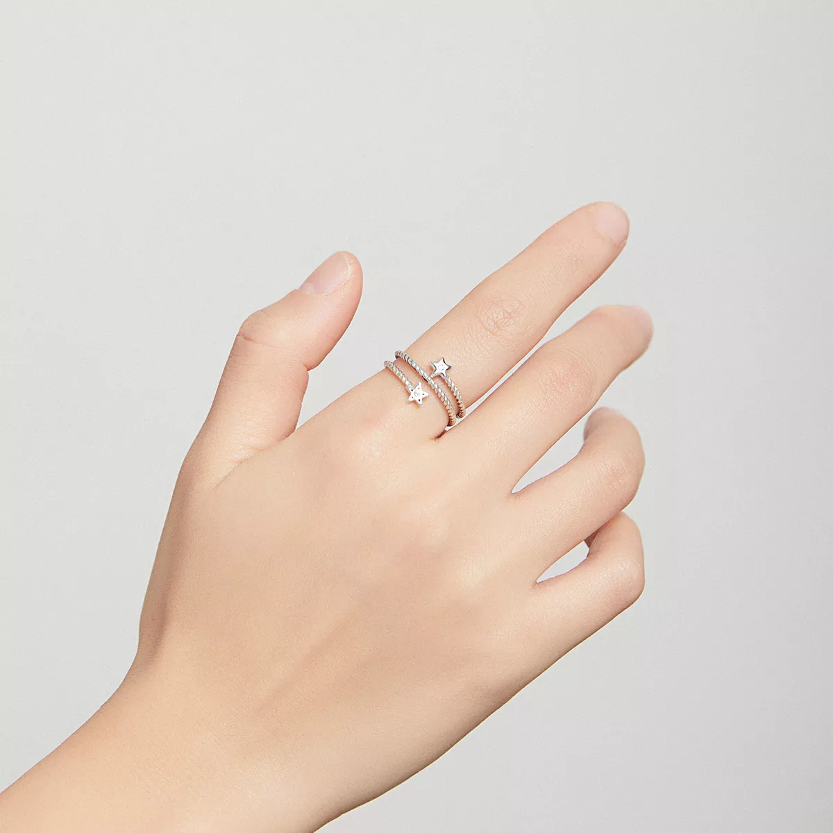 Anel Duas Estrelas life Pandora - SCR718