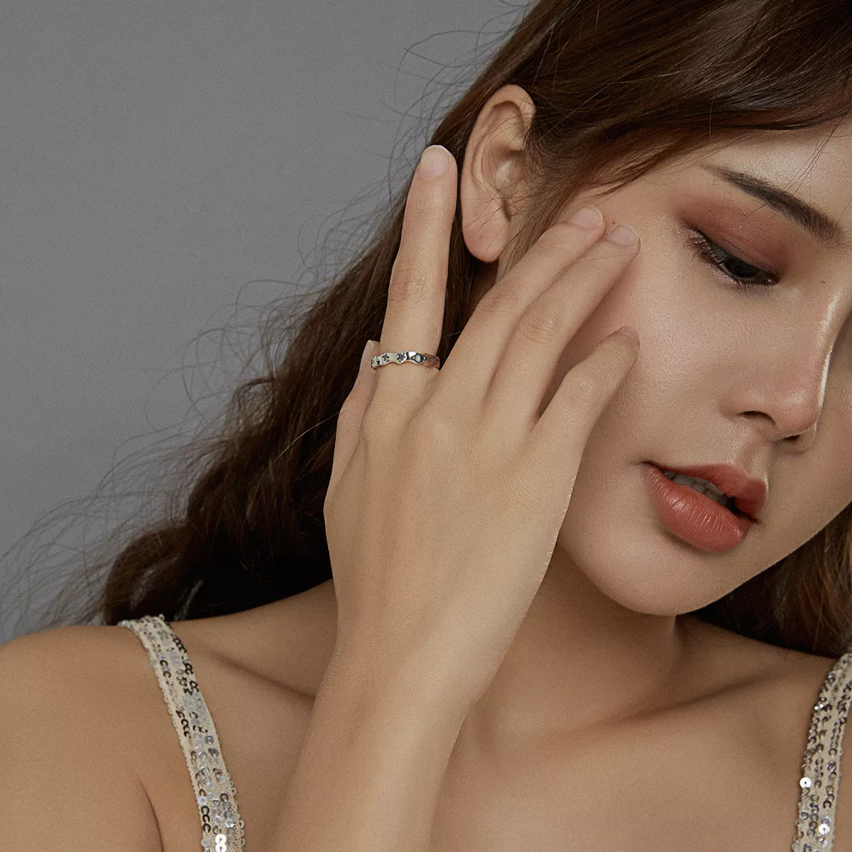 Anel Estrelas celestiais estilo Pandora - SCR678