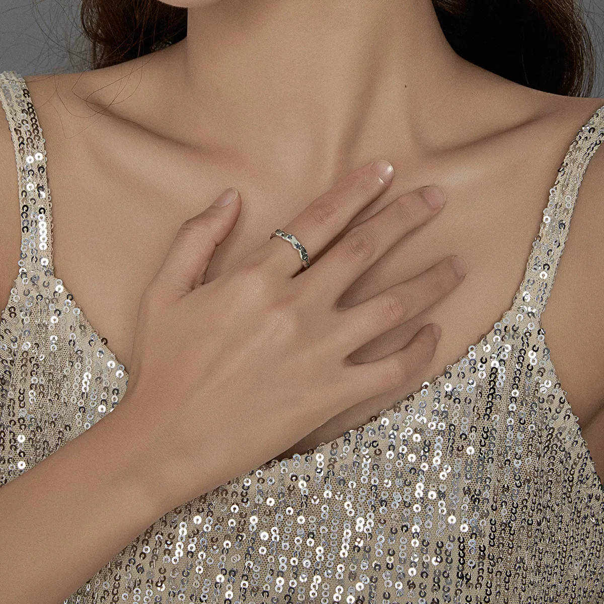 Anel Estrelas celestiais estilo Pandora - SCR678