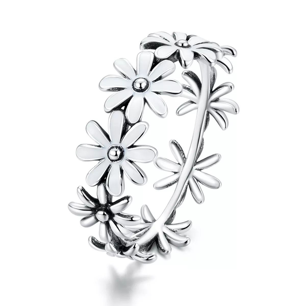 Anel Faixa de flores life Pandora - SCR670