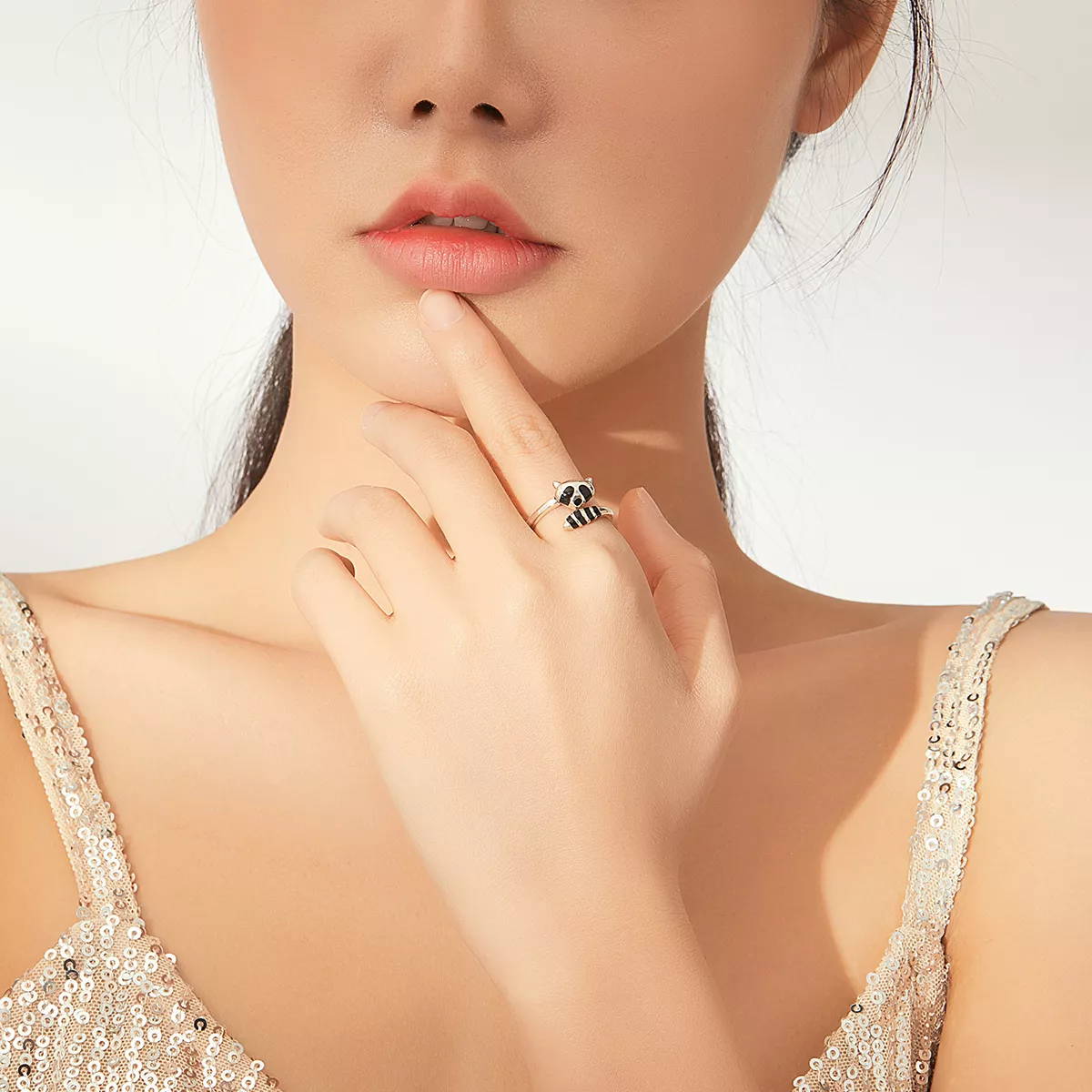 Anel Guaxinim pequeno life Pandora - SCR652