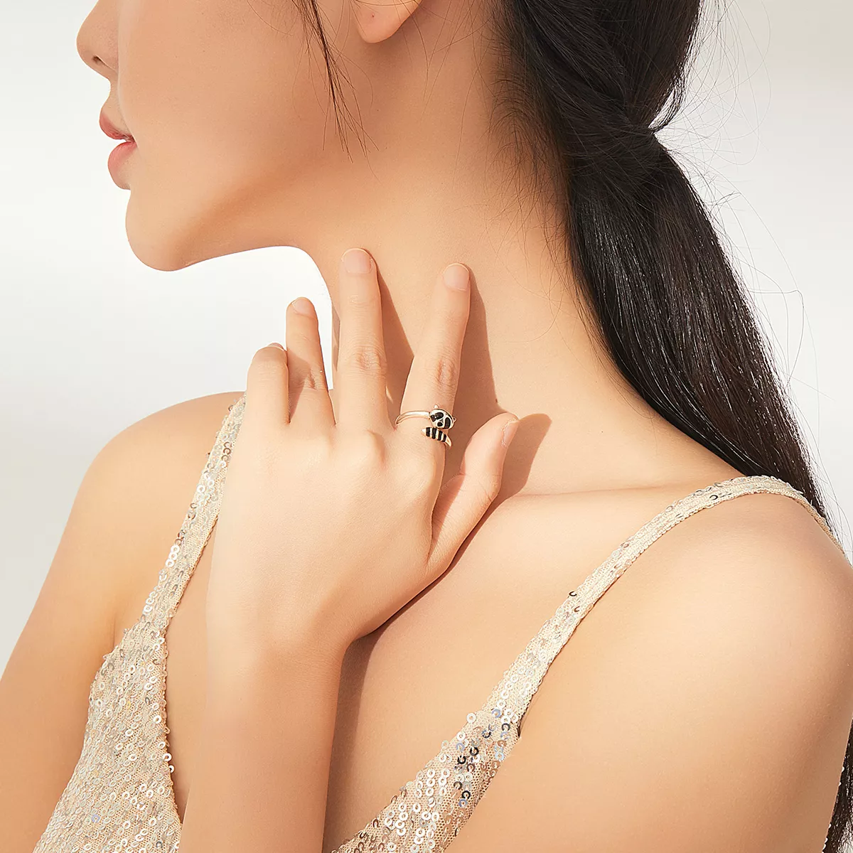 Anel Guaxinim pequeno life Pandora - SCR652