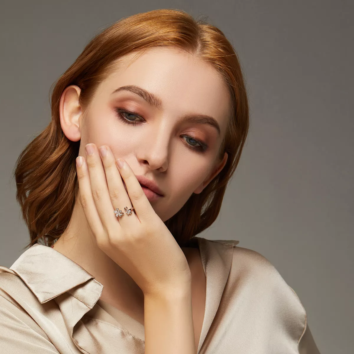 Anel Margarida Deslumbrante estilo Pandora - BSR086