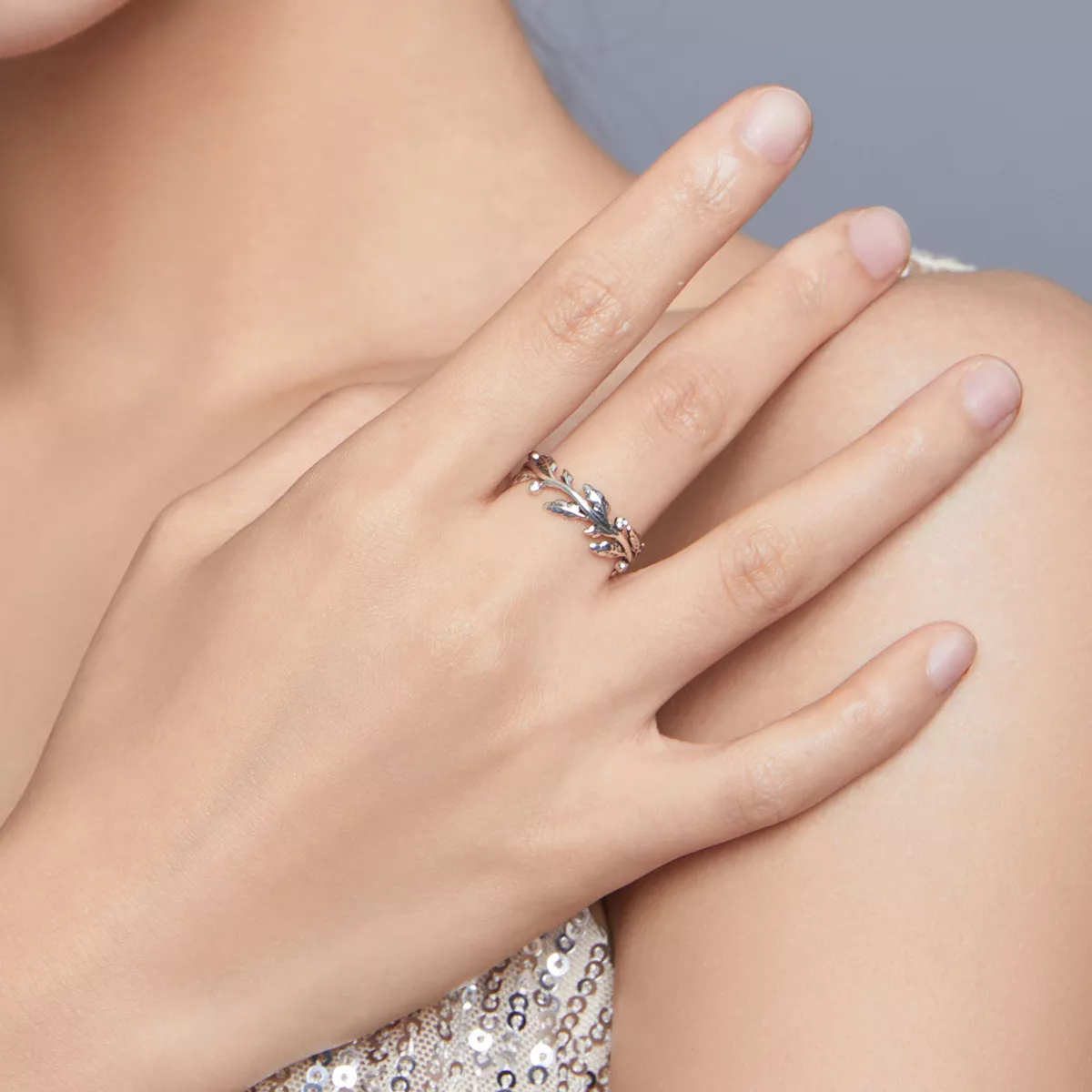 Anel Ramos Clássicos life Pandora - SCR669