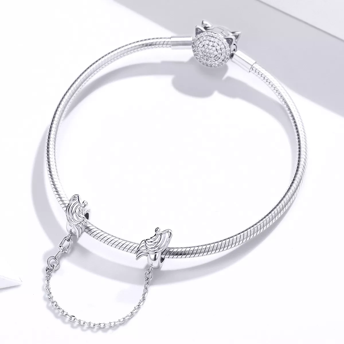 Corrente de Segurança Asas de Anjo estilo Pandora - BSC241